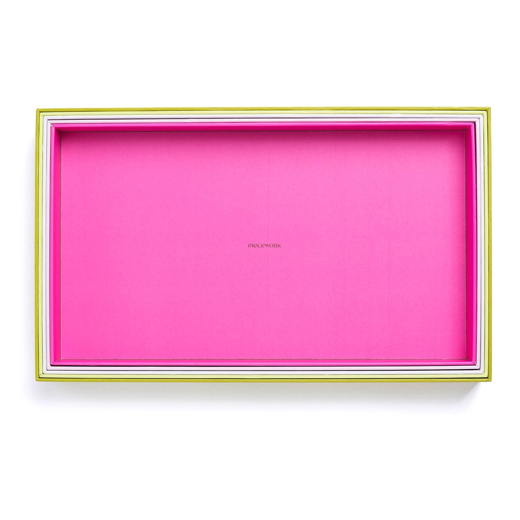 Piecework puzzle trays for organizing and sorting jigsaw puzzle pieces, ideal for puzzle enthusiasts and collectors.