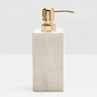 Pigeon & Poodle Arles Faux Horn Soap Pump in bath accessories, featuring a faux horn design and pump dispenser.