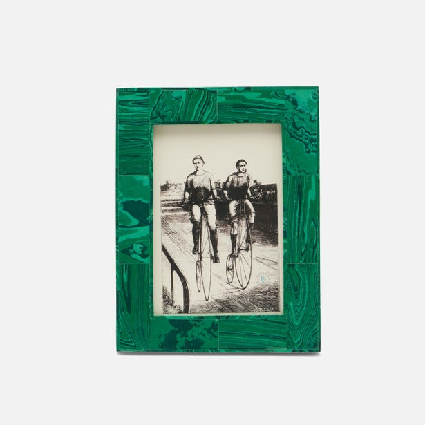 Pigeon & Poodle Olten frame holding a 4x6 photo, made of wood with a sleek, modern design and natural finish.