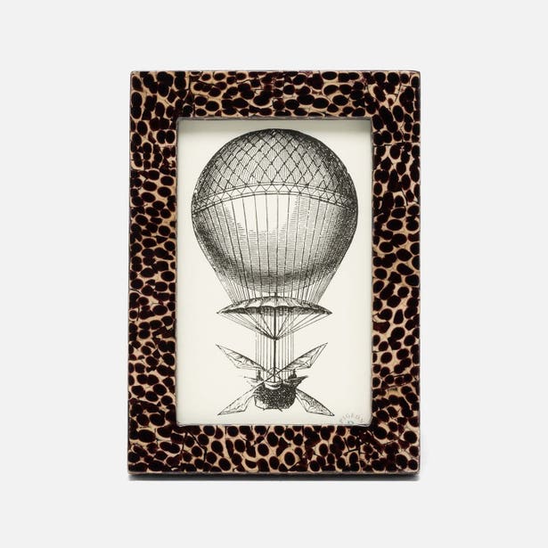 Pigeon & Poodle Westport Frame in deep bronze, showcasing a stylish 4x6 photo frame with modern design.