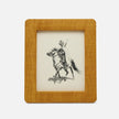 Navy Pigeon & Poodle Halle photo frame showing a 4x6 inch picture opening, made of sleek navy material with a modern design.