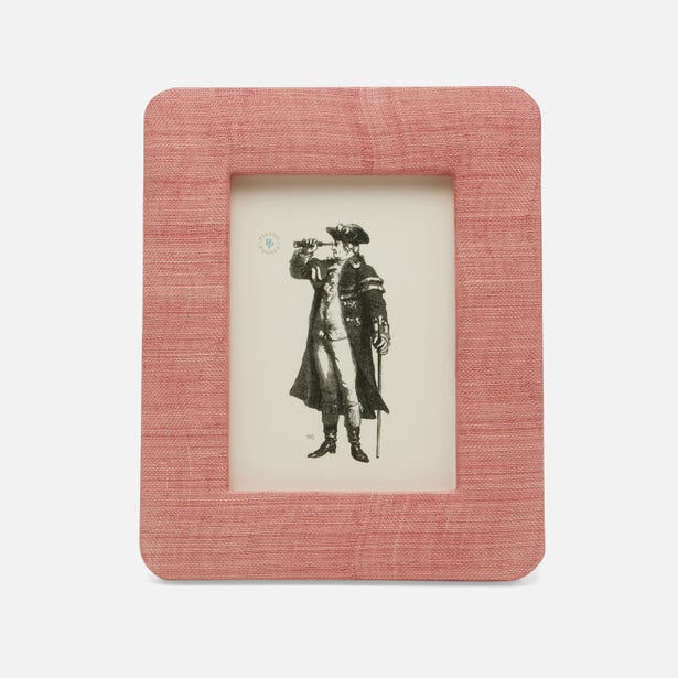 Navy Pigeon & Poodle Halle frame for 4x6 photos, featuring a stylish, modern design with the brand name subtly embossed.