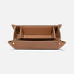 Set of two Pigeon & Poodle Belmont trays with elegant design and wooden handles, perfect for serving or decorative use.