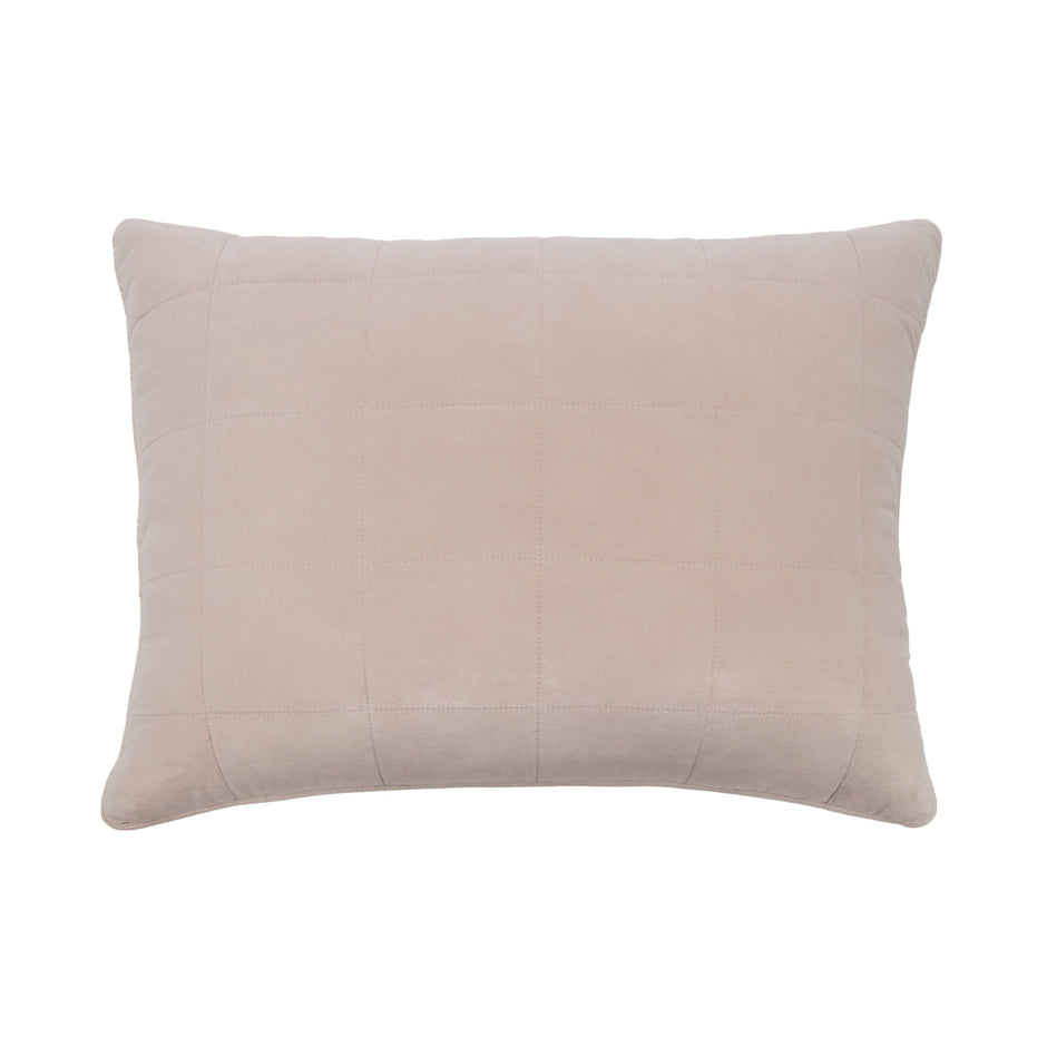 Pom Pom at Home Amsterdam Big Pillow in blush color, plush cushion with soft fabric and decorative pom-pom details.