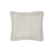 Pom Pom at Home Charlie Sham with soft euro flax fabric and decorative pom pom trim, showcasing a cozy, stylish bed accent.