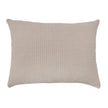 Natural King-sized Pom Pom at Home Vancouver Sham with soft fabric and decorative pom-pom trim, showcasing cozy, stylish bedding.