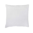 White Pom Pom at Home Ojai Matelasse Euro Sham featuring intricate matelasse quilting and decorative pom pom trim.