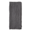 Taupe linen throw blanket from Pom Pom at Home with pom-pom accents, cozy and stylish for living room or bedroom decor.
