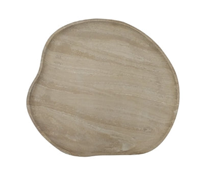 Small Resin Platter Beige