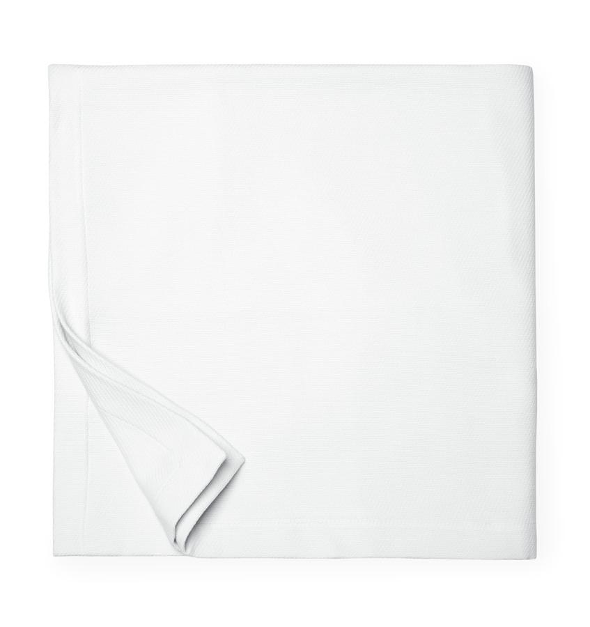 Sferra Allegra King Blanket showing plush, soft fabric with elegant design and neutral color for luxurious comfort.