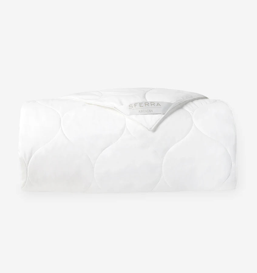 Sferra Arcadia King Blanket in soft, luxurious fabric with a subtle woven pattern, perfect for cozy king-sized bedding.