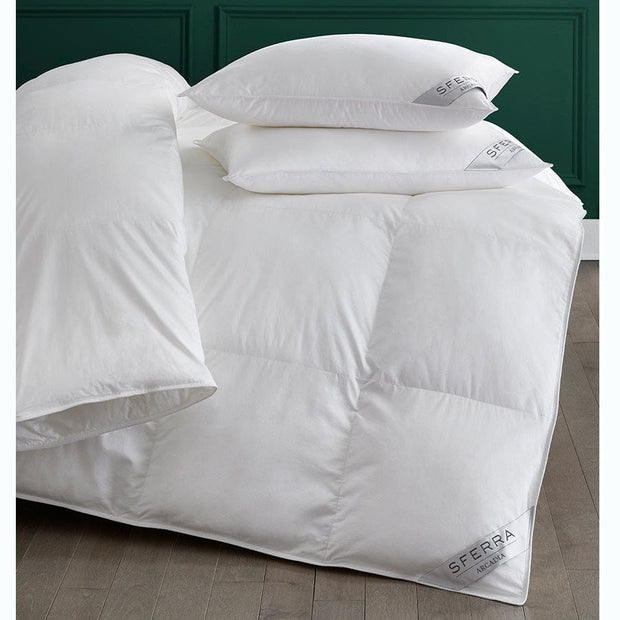Sferra Arcadia twin duvet insert with plush filling, designed for cozy comfort and high-quality bedding.