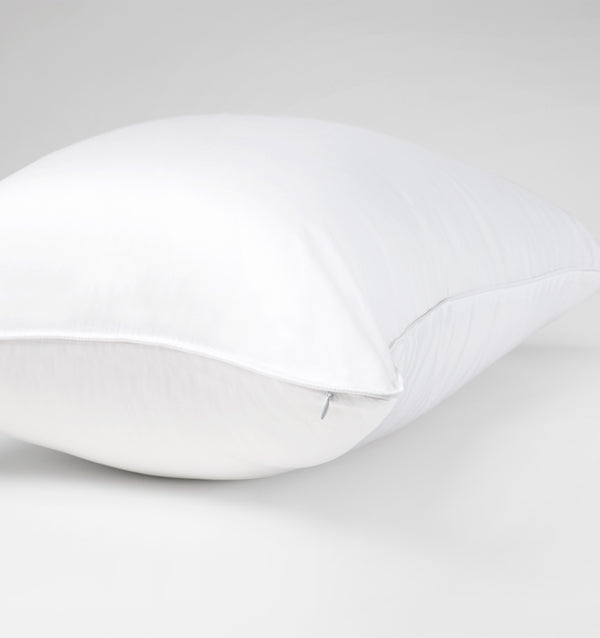 Queen-sized Sferra pillow protector with soft, durable fabric designed to safeguard and extend the life of your pillow.