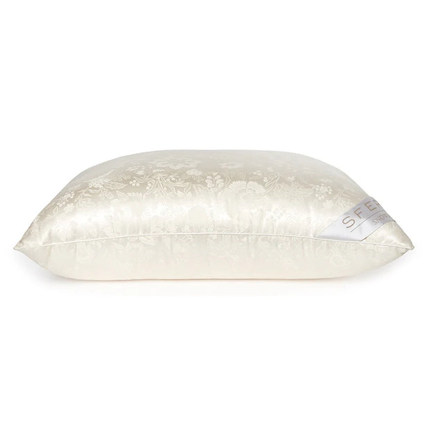 Sferra Snowdon Down Pillow showing plush fabric and classic pillow shape, designed for comfort and support.