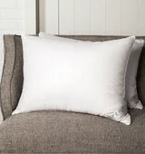 Sferra Somerset Down Pillow with plush, medium firmness and white cotton cover for luxurious comfort and support.