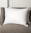 Sferra Somerset Down Pillow with plush, medium firmness and white cotton cover for luxurious comfort and support.