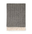 Taupe Sferra Celine Throw Blanket with soft, cozy fabric, perfect for adding warmth and style to your living space.