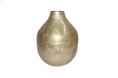 Large Silver/Brass Vase