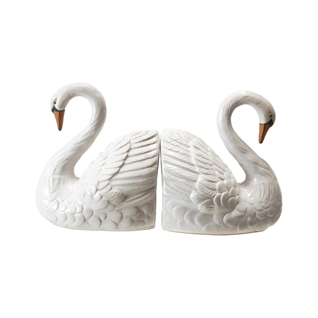 Swan Bookends Set of 2