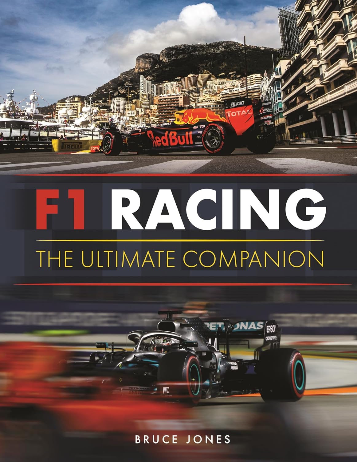 Decor book titled F1 Racing: The Ultimate Companion by TeNeues featuring images and insights on Formula 1 racing history and culture.