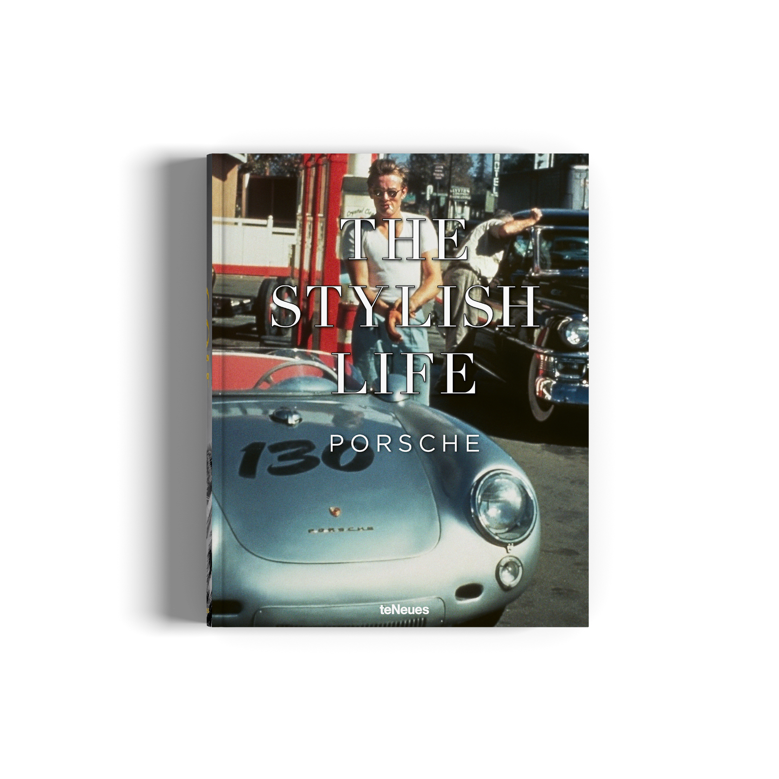 Decor book titled The Stylish Life: Porsche by TeNeues featuring elegant Porsche car photography and lifestyle inspiration.