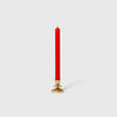Brass Chiseled Candlestick by Trudon, elegant candle holder with textured design, perfect for decorative candle display.