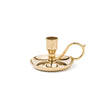 Trudon brass Dutch candlestick with a sleek, polished finish, designed to hold candles as a stylish candle accessory.