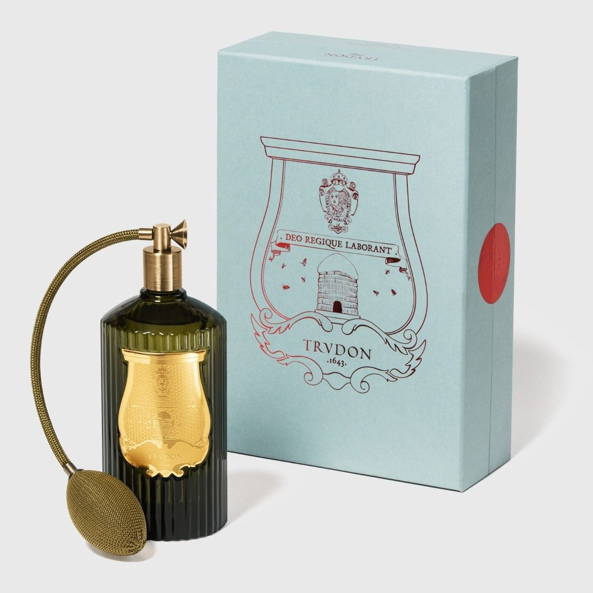 Trudon Abd El Kader Room Spray with elegant bottle and spray nozzle, designed to freshen and scent indoor spaces.