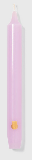 Set of six Trudon Madeleine taper candles in aqua color, elegant wax candles for decorative and ambient lighting.