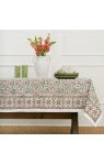 Tablecloth Dove & Cypress Pink & Green