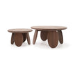 Verellen Olive Walnut Coffee Table with a smooth wooden surface and sturdy legs, showcasing elegant walnut finish and craftsmanship.