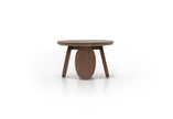Verellen Olive Walnut Coffee Table with a smooth wooden surface and sturdy legs, showcasing elegant craftsmanship.