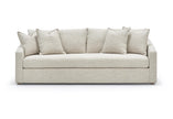 Verellen Duke Sofa 98-inch in Raffia color, showcasing plush upholstery and contemporary design with clean lines.
