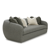 Verellen Bruce Sofa Revival in Creme, 98-inch modern sofa with plush cushions and sleek design, perfect for stylish living spaces.