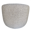 Verellen Theo Club Swivel Chair in Bembebis Desert fabric, featuring a modern design with a swivel base and plush upholstery.