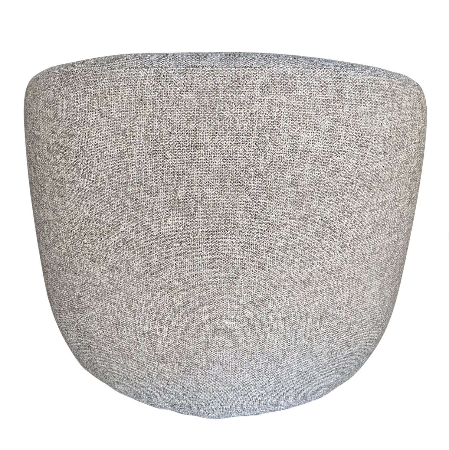 Verellen Theo Club Swivel Chair in Bembebis Desert fabric, featuring a modern design with a swivel base and plush upholstery.