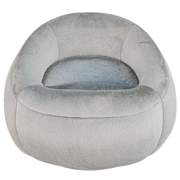 Verellen Micah Swivel Club Chair in soft cashmere Fawn with plush armchair design and swivel base, stylish and comfortable seating.