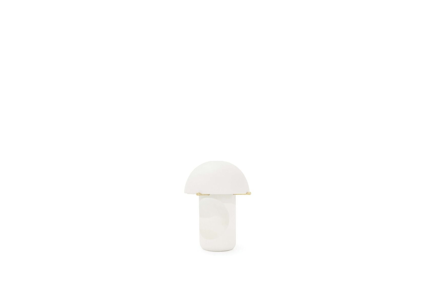 Verellen Fun Guy table lamp with matte white finish, small size, and modern design for stylish home lighting.