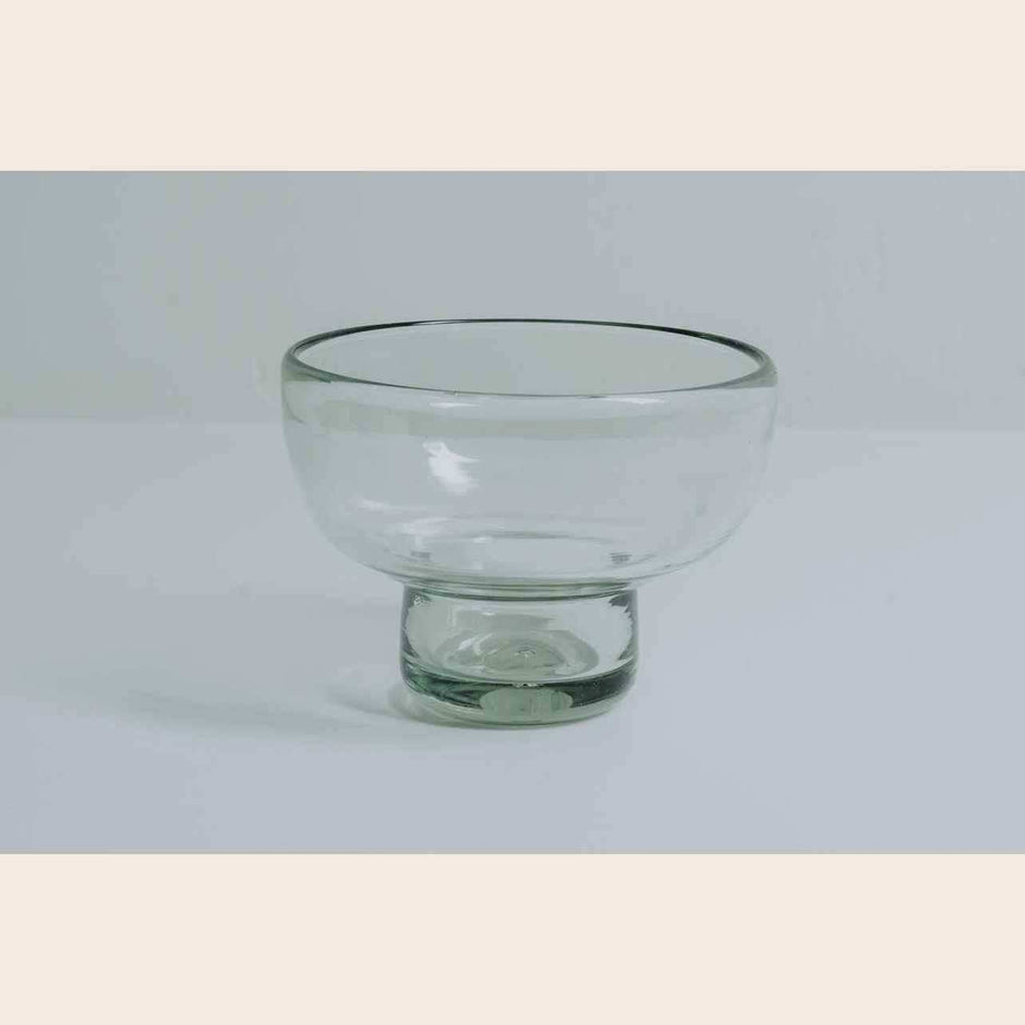 Clear Margarita and Mezcal tasting glasses by Verve Culture, elegant barware for serving spirits and cocktails.