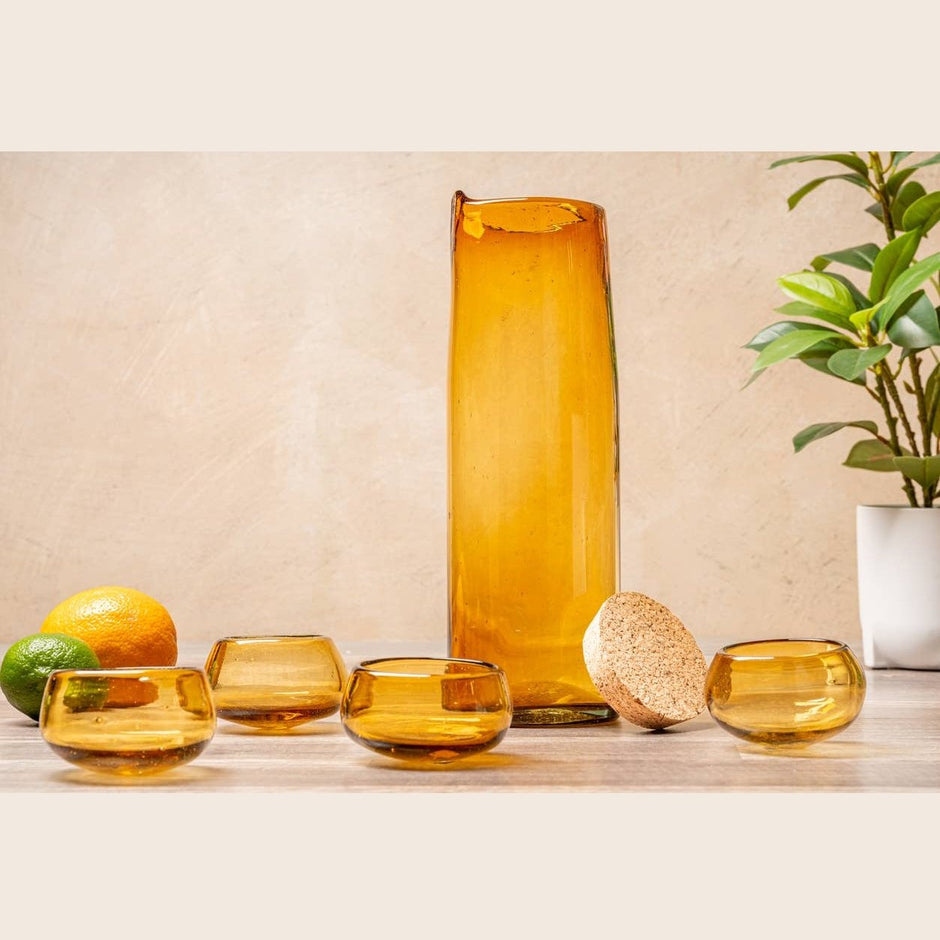 Verve Culture INFUSE glassware and infusion kit for mezcal and tequila tasting, featuring elegant glassware and infusion tools.