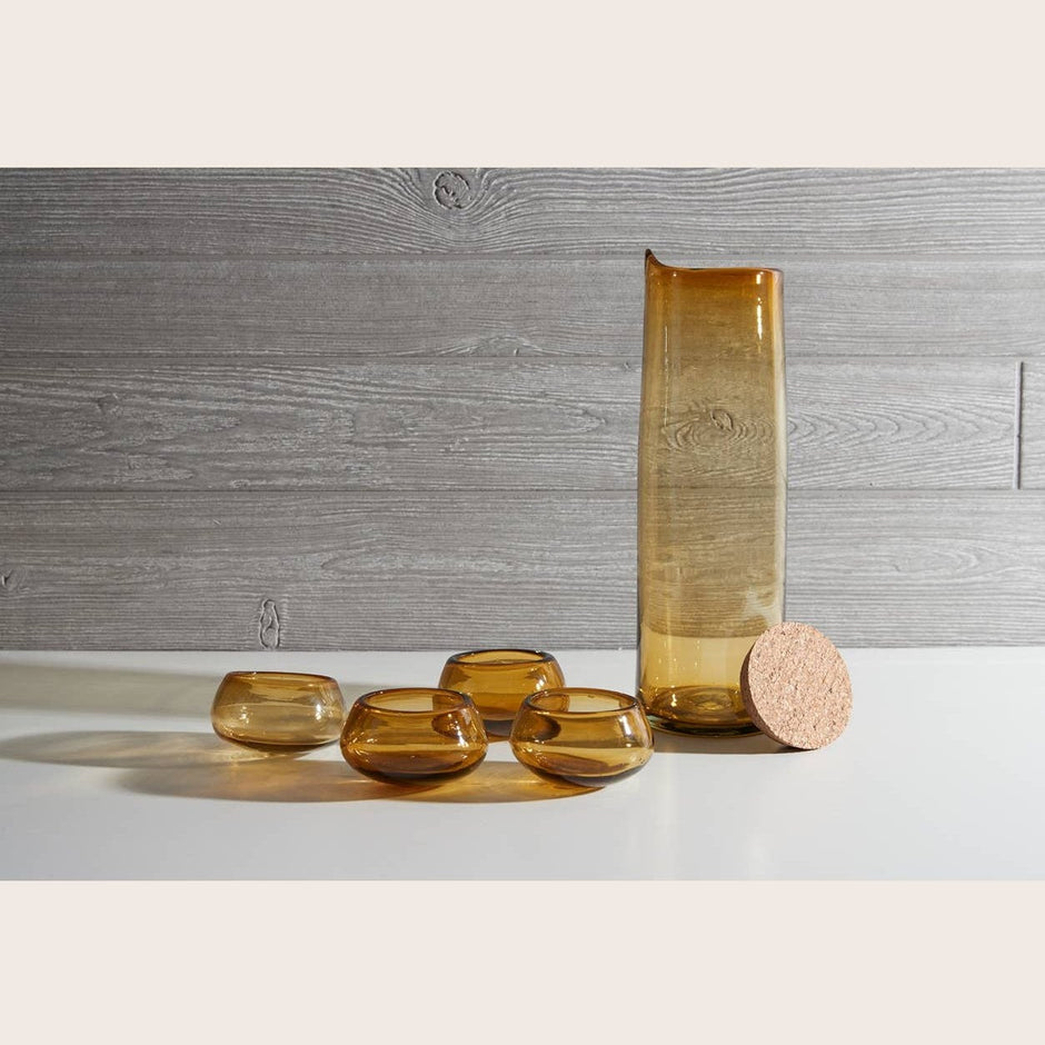 Verve Culture INFUSE glassware kit for mezcal and tequila infusion and tasting, includes elegant glassware for flavorful drinks.