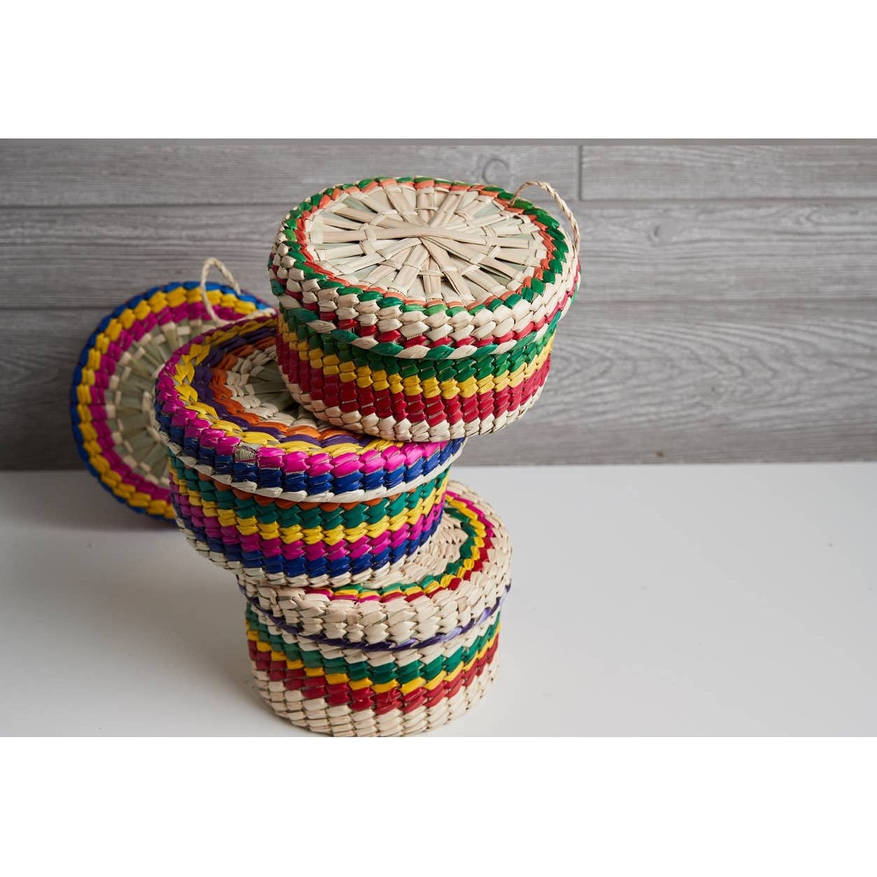 Verve Culture 7-inch molcajete with matching tortilla basket for traditional Mexican cuisine.