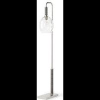 Palecek Bronson Floor Lamp, Pewter