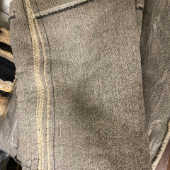 Pebbles Belgian Linen Coverlet with Frayed Edge, Queen