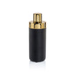 Black and gold Zodax cocktail shaker, bar accessory with a sleek design for mixing drinks in a stylish home bar setup.