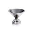 Polished nickel Mayan condiment bowl from Zodax serveware collection, featuring intricate Mayan design and smooth finish.
